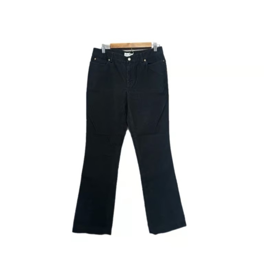 Women's Black Straight-Leg Jeans